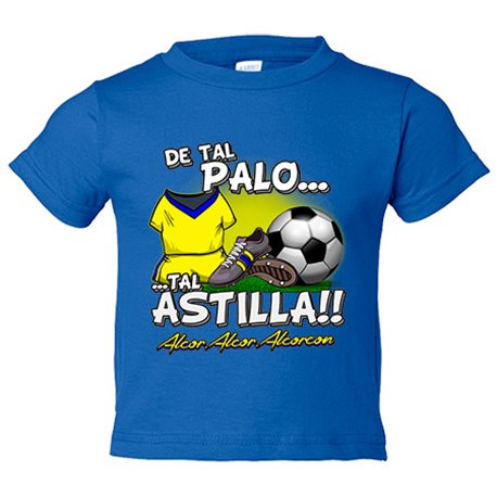 Camiseta bebé de tal palo tal astilla de Alcorcón para aficionado al fútbol