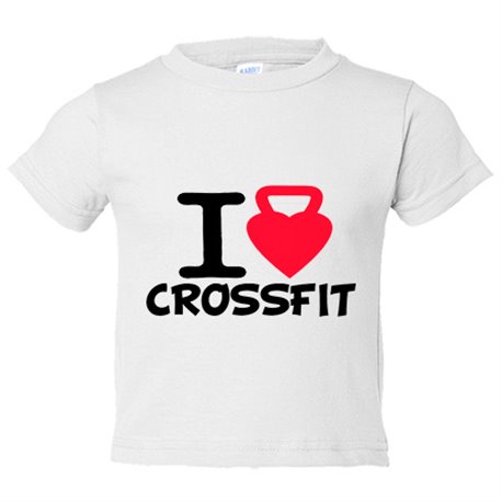 Camiseta bebé I Love Crossfit