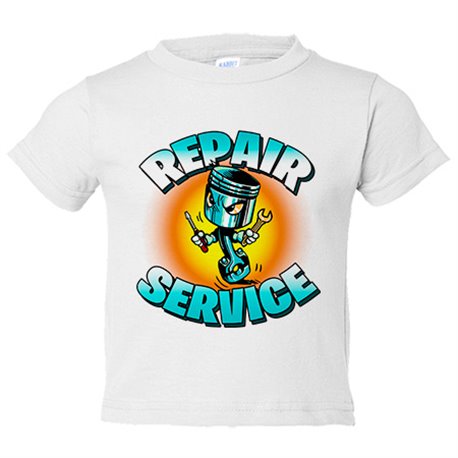 Camiseta bebé Motocross Repair Service