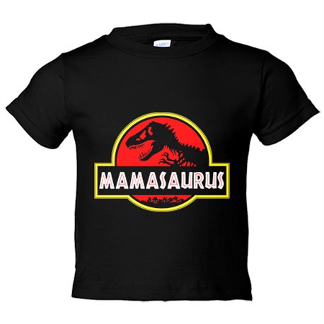 Camiseta niño Mamasaurus estilo Jurassic Park