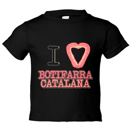 Camiseta bebé I Love botifarra Catalana