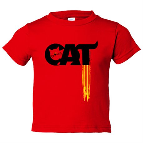 Camiseta niño Gat Català Cat Camiseta niño Gat Català Cat