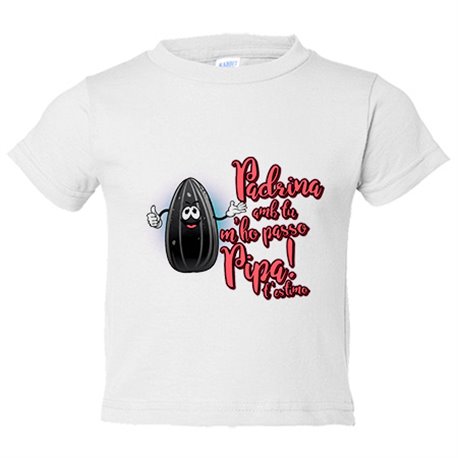 Camiseta bebé Padrina amb tu m ho passo pipa