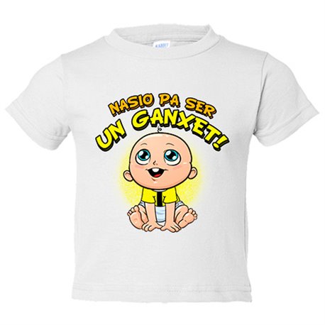 Camiseta niño nacido para ser Ganxet Reus fútbol