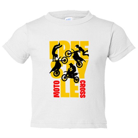 Camiseta bebé Motocross Freestyle saltos
