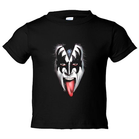 Camiseta niño Kiss grupo rock lengua