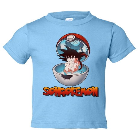 Camiseta niño Dragon Ball Pokemon Songokemon