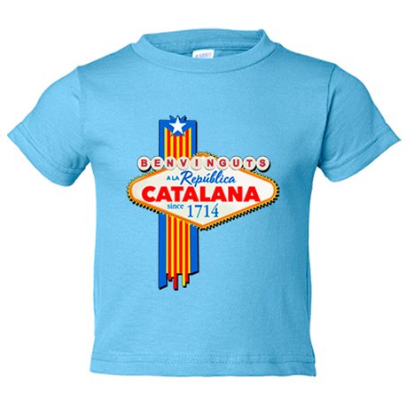 Camiseta bebé Benvinguts a la República Catalana