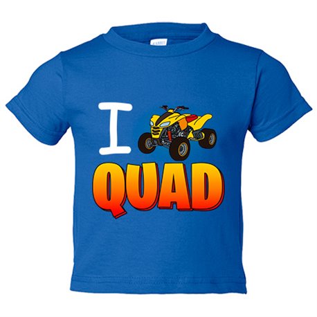 Camiseta bebé I Love Quad