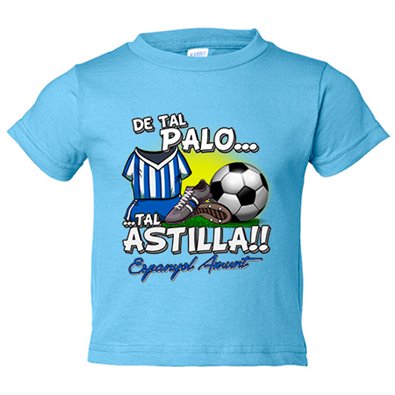 Camiseta bebé De tal palo tal astilla Espanyol fútbol