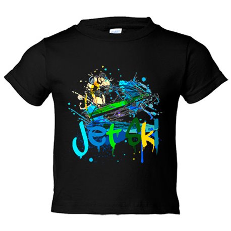 Camiseta niño Jet Ski ilustración