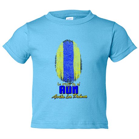 Camiseta bebé lo tengo en mi ADN futbolero de Las Palmas para aficionado al fútbol