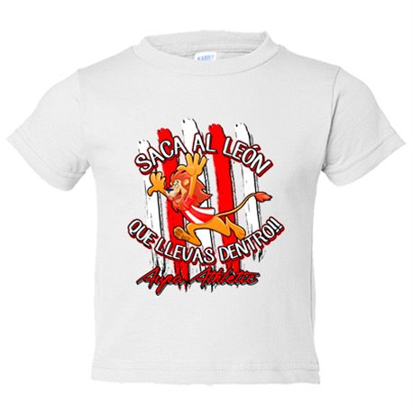 Camiseta bebé saca el león que llevas dentro Athletic