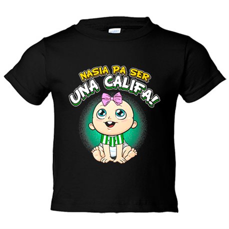 Camiseta niño nacida para ser una Califa Córdoba fútbol
