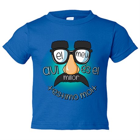 Camiseta bebé El meu avi és el millor
