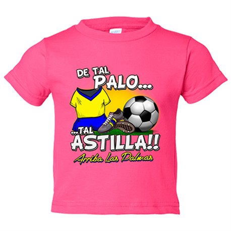 Camiseta bebé De tal palo tal astilla de Las Palmas para aficionado al fútbol