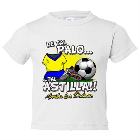 Camiseta niño De tal palo tal astilla Las Palmas fútbol