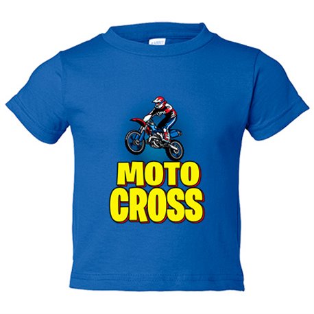 Camiseta bebé Motocross salto