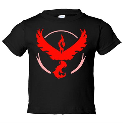 Camiseta niño Pokemon Go equipo Valor rojo
