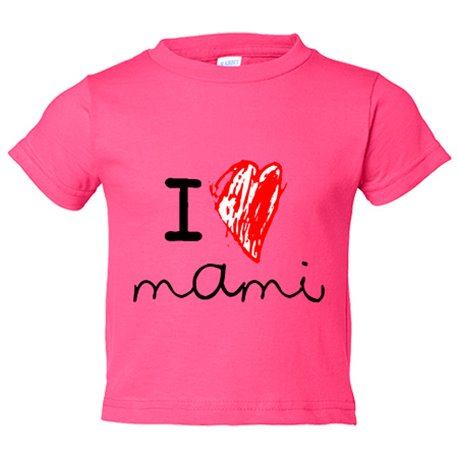 Camiseta niño I Love mami Camiseta niño I Love mami