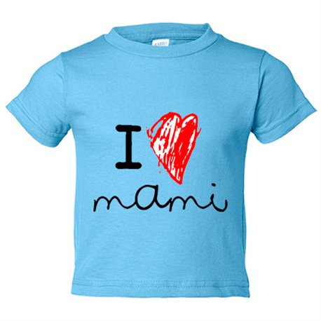 Camiseta bebé I Love mami català