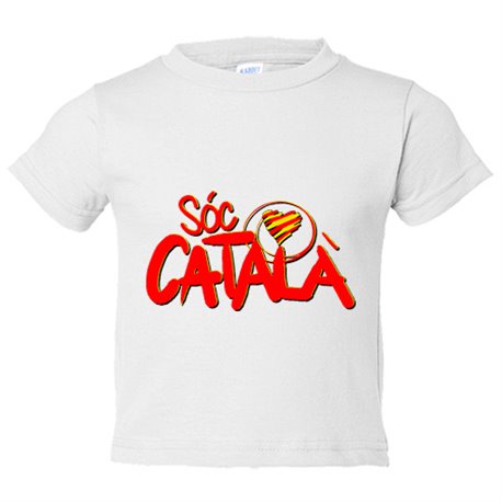 Camiseta bebé sóc català