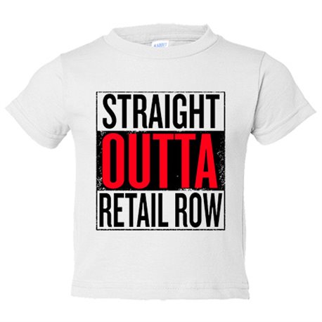 Camiseta bebé Straight Outta Retail Row