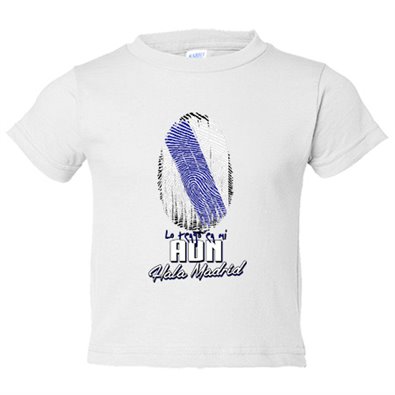 Camiseta bebé lo tengo en mi ADN futbolero de Madrid