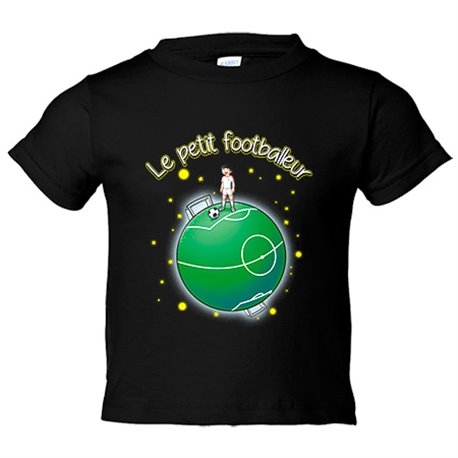 Camiseta niño Le Petit Footballeur tributo fútbol El Principito