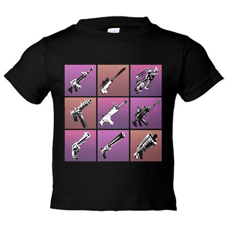 Camiseta niño armamento videojuego Top Gamers
