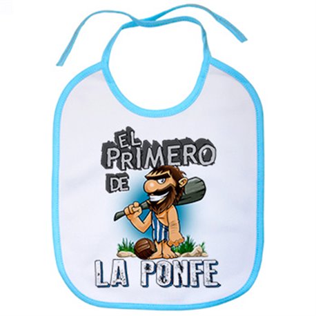 Babero frase el primero de la ponfe para hincha de su equipo de fútbol