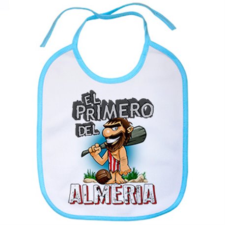 Babero frase el primero del Almería para hincha de su equipo de fútbol