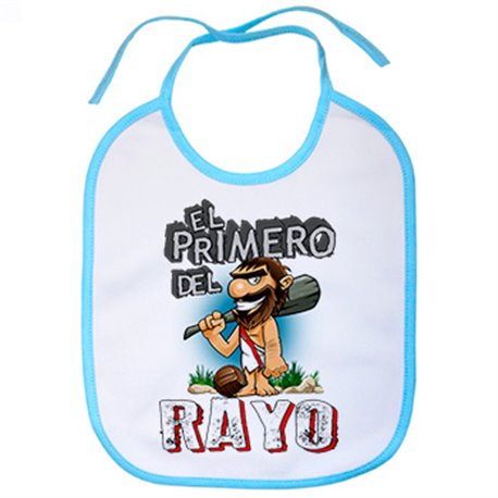 Babero frase el primero del Rayo para hincha de su equipo de fútbol