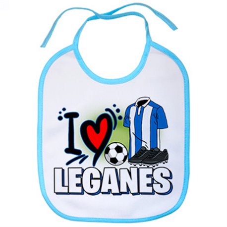Babero para enamorado de su equipo de fútbol de Leganés