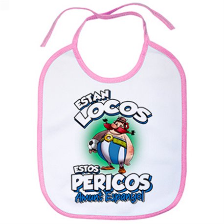 Babero parodia de Obelis para armeros aficionados al fútbol