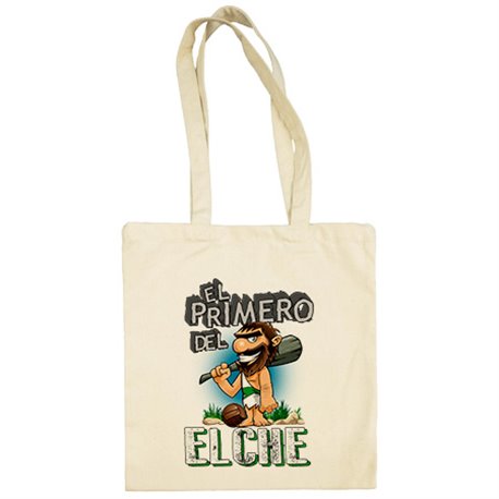 Bolsa de tela frase el primero del Elche para hincha de su equipo de fútbol