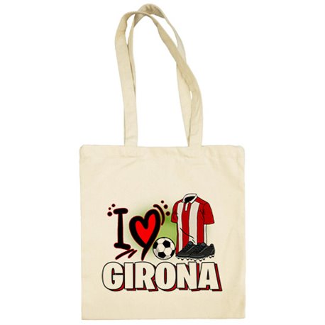 Bolsa de tela para enamorado de su equipo de fútbol de Girona
