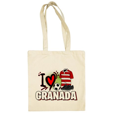 Bolsa de tela para enamorado de su equipo de fútbol de Granada