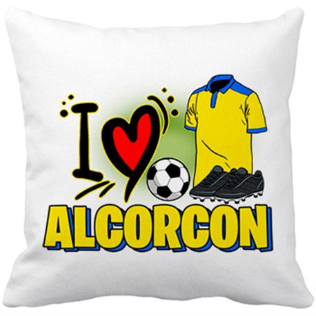 Cojín con relleno para enamorado de su equipo de fútbol de Alcorcón