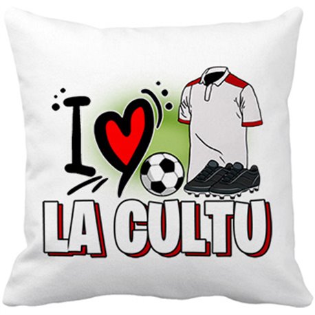 Cojín con relleno para enamorado de su equipo de fútbol de la Cultu
