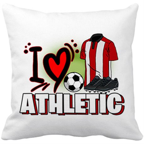 Cojín con relleno para enamorado de su equipo de fútbol del Athletic