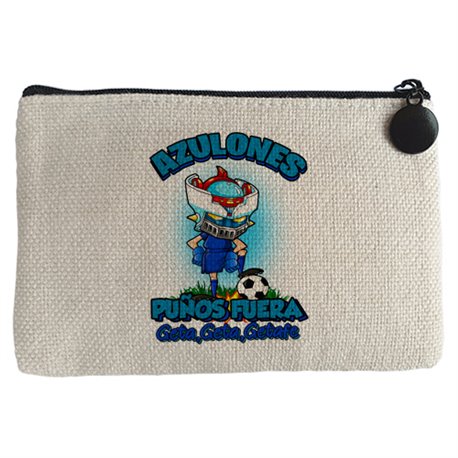 Monedero frase azulones puños fuera parodia robot de los 80 para nostálgicos futboleros de Getafe