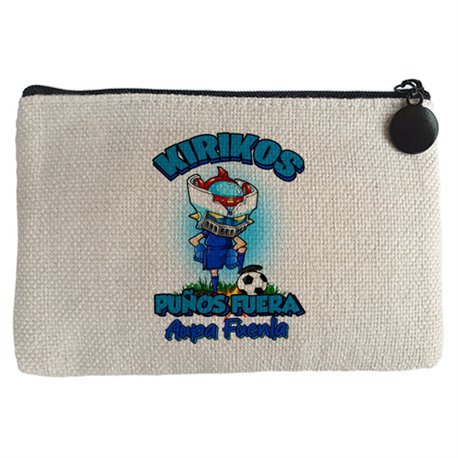 Monedero frase kirikos puños fuera parodia robot de los 80 para nostálgicos futboleros de Fuenlabrada