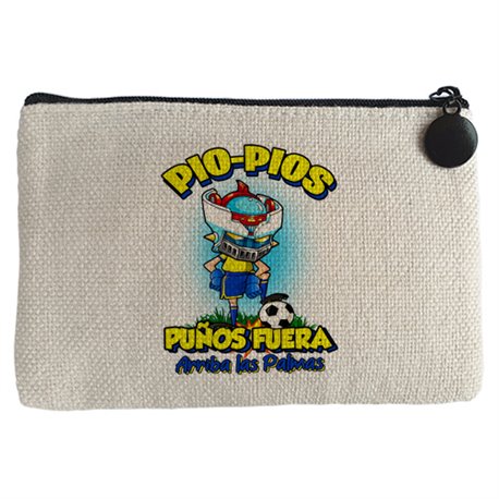 Monedero frase pio pios puños fuera parodia robot de los 80 para nostálgicos futboleros de Las Palmas