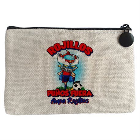 Monedero frase rojillos puños fuera parodia robot de los 80 para nostálgicos futboleros