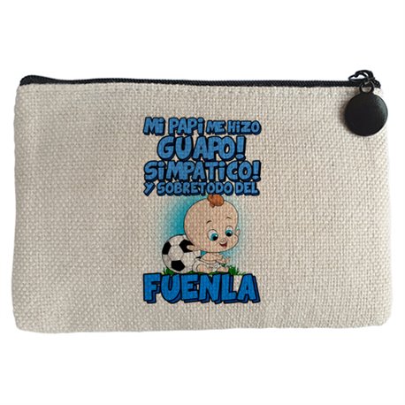 Monedero mi papi me hizo guapo simpático y sobretodo aficionado al fútbol de Fuenlabrada