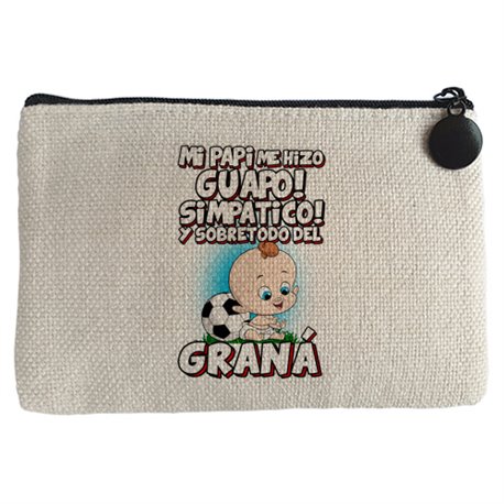 Monedero mi papi me hizo guapo simpático y sobretodo aficionado al fútbol de Granada