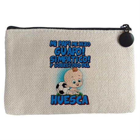 Monedero mi papi me hizo guapo simpático y sobretodo aficionado al fútbol de Huesca