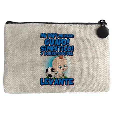 Monedero mi papi me hizo guapo simpático y sobretodo aficionado al fútbol de levante
