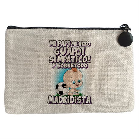 Monedero mi papi me hizo guapo simpático y sobretodo aficionado al fútbol madridista (DESACTIVAR)